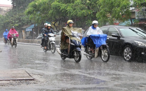 Bắc Bộ mưa dông diện rộng, vùng núi có nơi mưa rất to