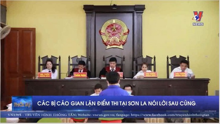 Các bị cáo gian lận điểm thi tại Sơn La nói lời sau cùng