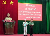 Phó Giám đốc CA tỉnh Quảng Ngãi được bổ nhiệm Giám đốc CA tỉnh Bình Định