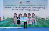 Trẻ em Quảng Nam đón nhận niềm vui uống sữa từ Vinamilk