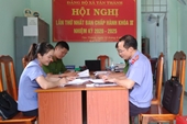 VKSND huyện Krông Nô trực tiếp kiểm sát tại các UBND xã, thị trấn