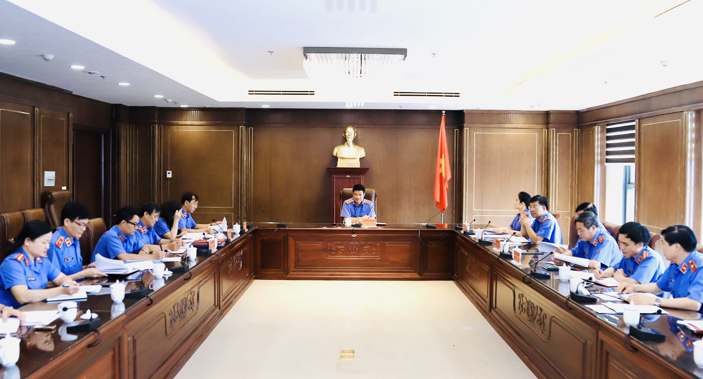 Họp Ban Chỉ đạo tổ chức Hội nghị tập huấn về án tham nhũng, chức vụ