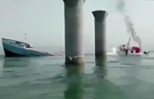 Tàu hàng Iran chìm bí ẩn ngoài khơi Iraq