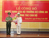 Trưởng phòng Bộ Công an được bổ nhiệm Phó Giám đốc Công an tỉnh Quảng Bình