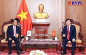 Viện trưởng Lê Minh Trí tiếp Đại sứ đặc mệnh toàn quyền Hàn Quốc tại Việt Nam