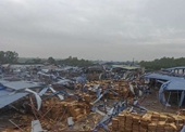 Cận cảnh hiện trường tan hoang vụ lốc xoáy làm 3 người chết, 18 người bị thương tại Vĩnh Phúc