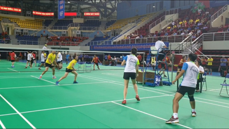 Một số hình ảnh thi đấu trong ngày khai mạc giải thể thao ngành KSND lần thứ X