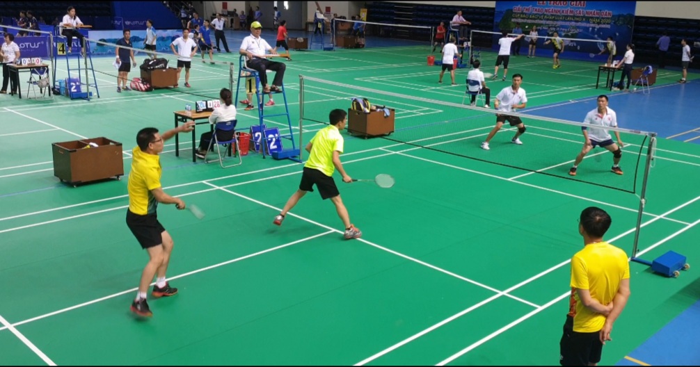 CLIP Những trận cầu lông rực lửa tại giải thể thao ngành KSND năm 2020