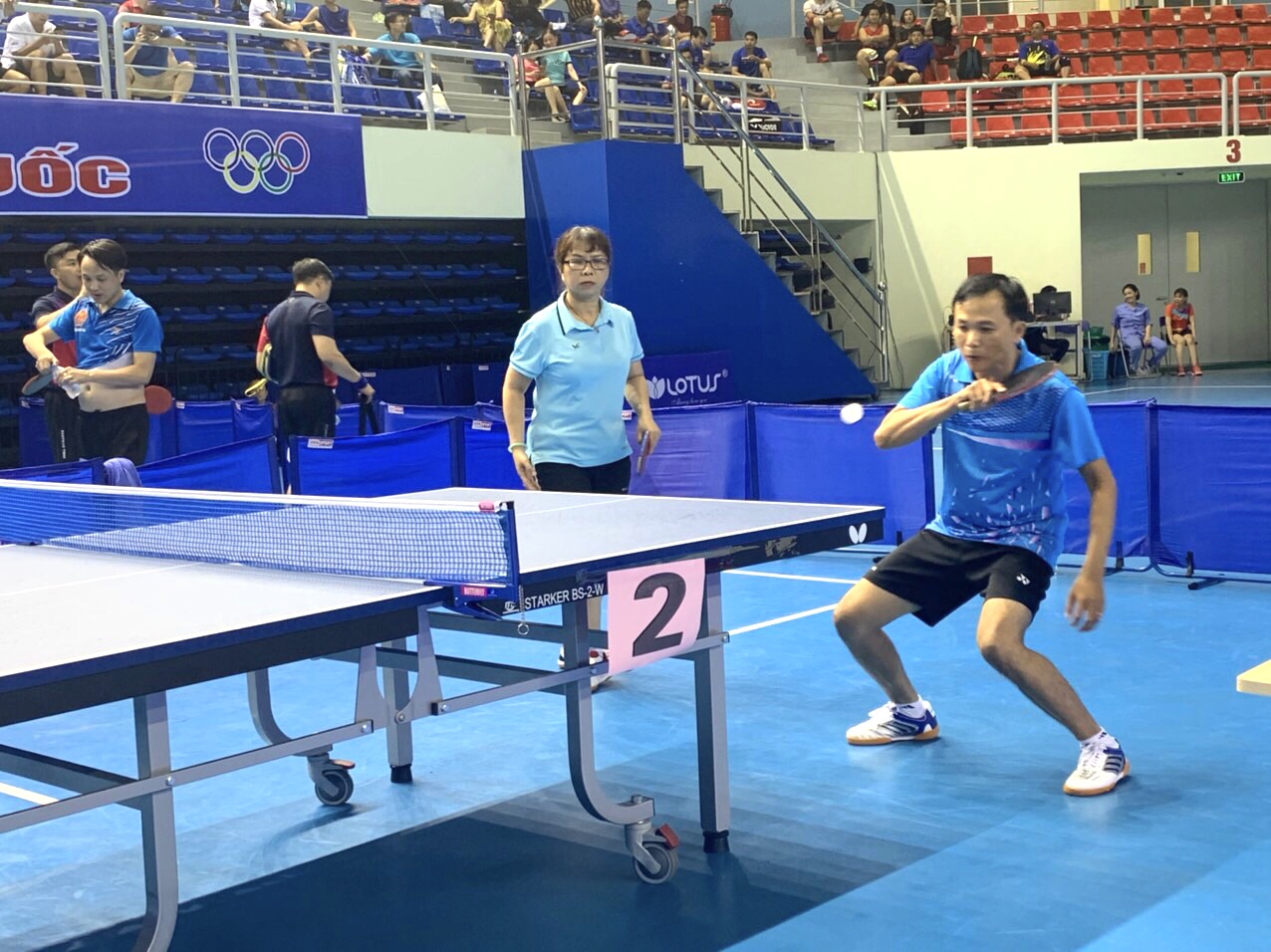 Danh sách các vận động viên lọt vào 8 trận chung kết môn bóng bàn