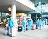 270 chuyên gia Hàn Quốc vừa nhập cảnh qua Cảng hàng không quốc tế Cát Bi