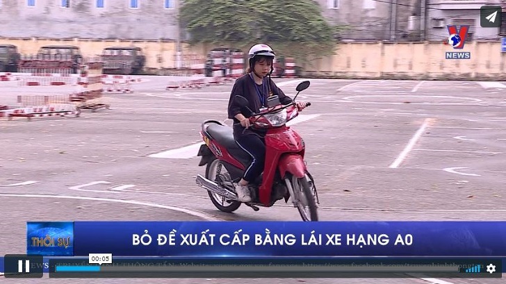 Bỏ đề xuất bằng lái xe hạng A0