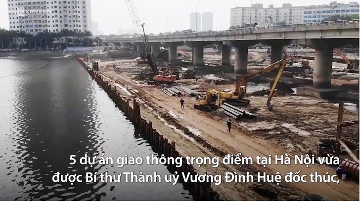 Hà Nội thúc tiến độ 5 dự án giao thông