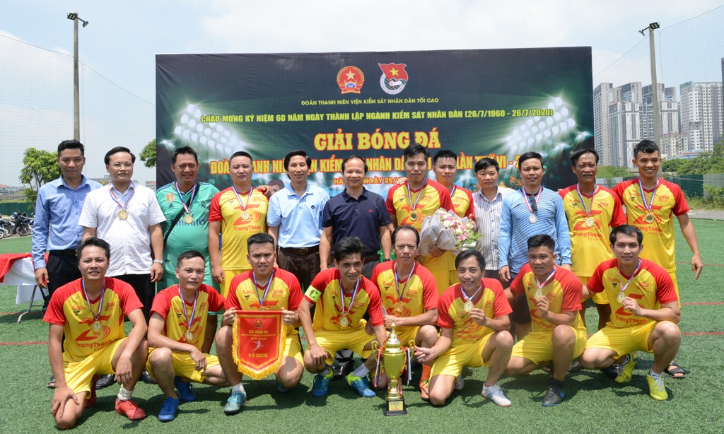 Giải bóng đá Đoàn thanh niên VKSND tối cao lần thứ VI thành công tốt đẹp