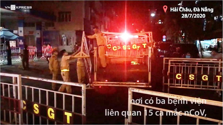 Ba bệnh viện bị phong tỏa