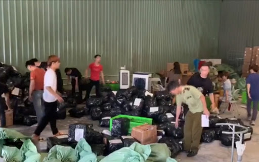 Phá điểm vận chuyển hàng lậu tại cảng cạn Mỹ Đình