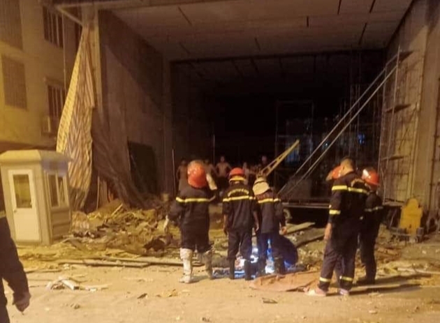 3 người tử vong trong vụ sập giàn giáo tại Hà Nội