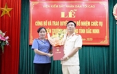 Trao quyết định bổ nhiệm Phó Viện trưởng VKSND tỉnh Bắc Ninh