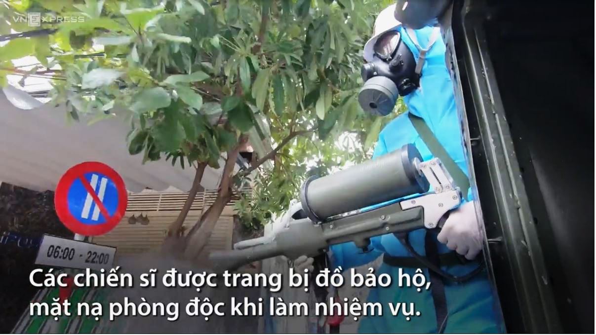 Dùng 5 tạ hóa chất khử khuẩn toàn quận Sơn Trà