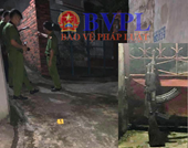 Cận cảnh khẩu súng AK tại hiện trường vụ án mạng 2 người tử vong ở Quảng Ninh