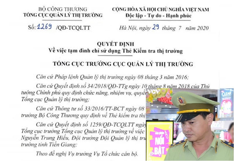 Đình chỉ cán bộ QLTT vì vi phạm quan hệ nam nữ thiếu trong sáng