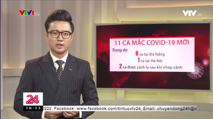 Thêm 11 ca COVID-19 mới, 1 ở Hà Nội liên quan Đà Nẵng