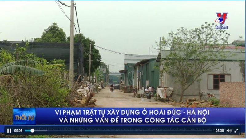 Hà Nội Cán bộ liên quan đến vi phạm tại Hoài Đức được thăng chức