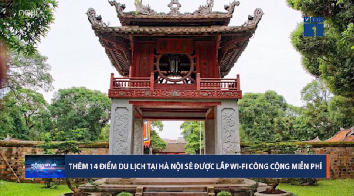 Phủ wifi miễn phí 14 điểm du lịch tại Hà Nội