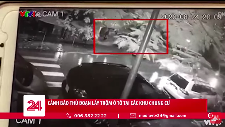 Cảnh báo thủ đoạn lấy trộm ô tô tại các khu chung cư