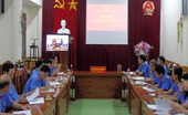 VKSND tỉnh Điện Biên tổ chức Hội nghị trực tuyến