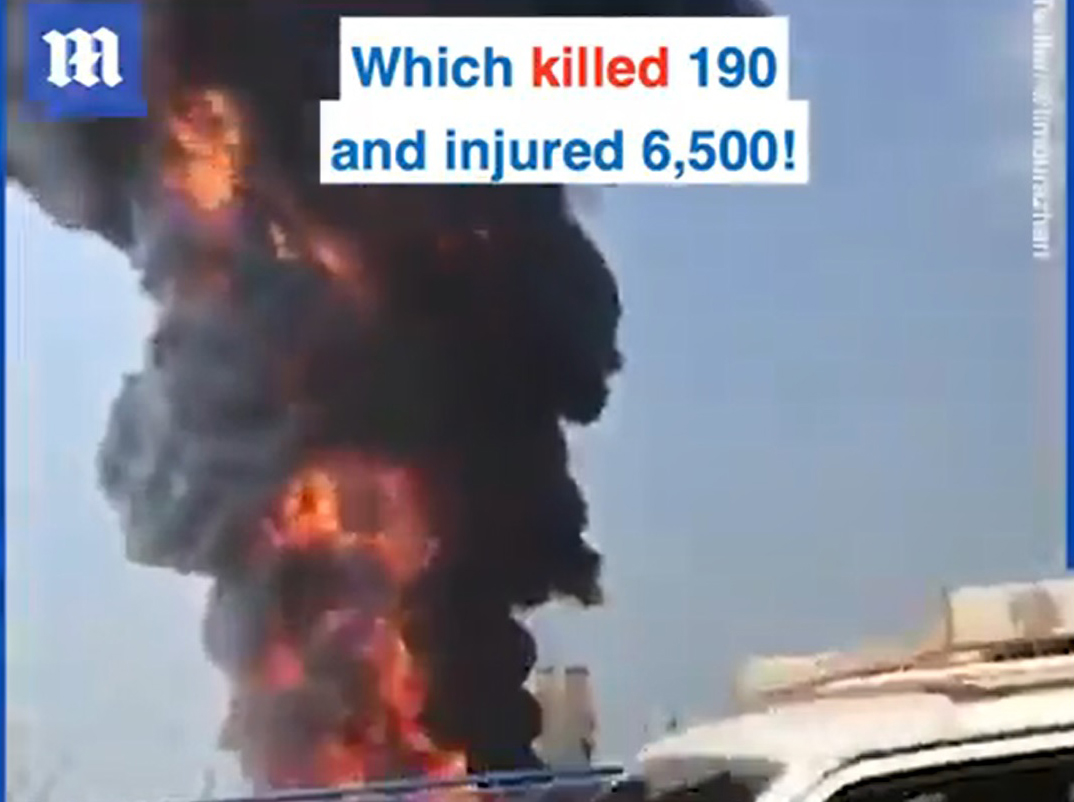 Cảng Beirut lại bốc cháy dữ dội, vài tuần sau vụ nổ lớn