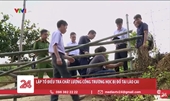 Cổng trường bị sập ở Lào Cai Trụ gạch không cốt thép, kinh phí 14 triệu đồng