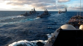 Chiến hạm và tàu ngầm Nga xuất hiện dày đặc ngoài khơi bờ biển Syria