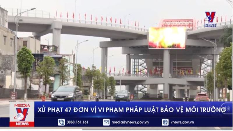 Xử phạt 47 đơn vị vi phạm pháp luật bảo vệ môi trường