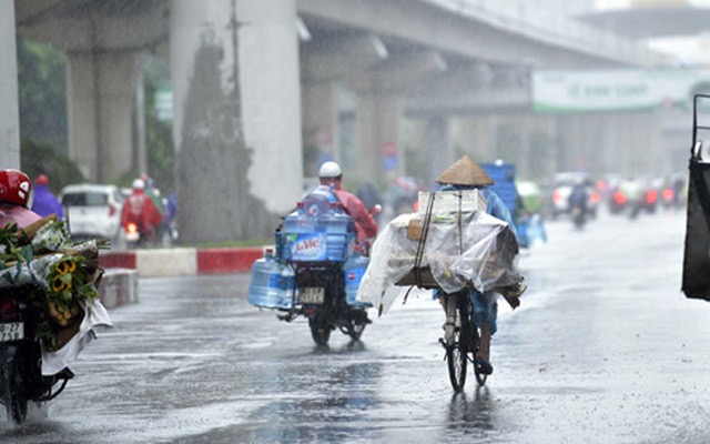 Bắc Bộ, Tây Nguyên và Nam Bộ mưa lớn diện rộng