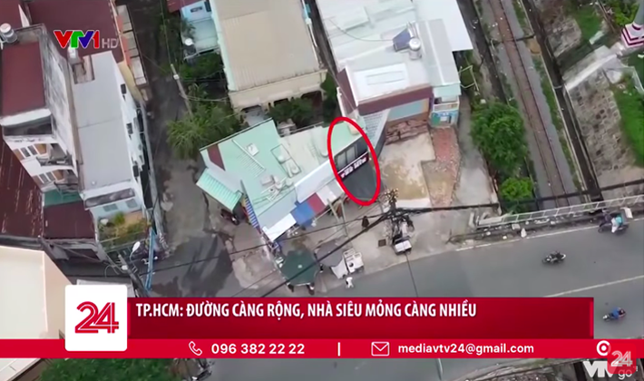 TP HCM Đường càng rộng, nhà siêu mỏng càng nhiều