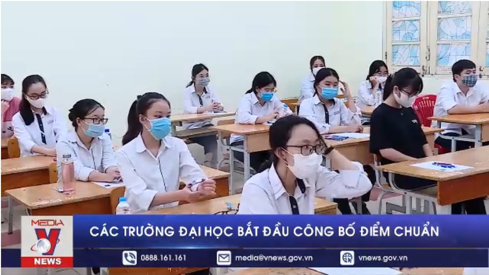 Các trường đại học bắt đầu công bố điểm chuẩn