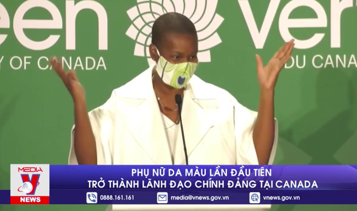 Phụ nữ da màu đầu tiên trở thành lãnh đạo chính đảng tại Canada