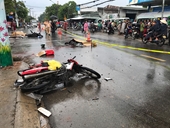 Ô tô tông liên hoàn 2 xe máy, 2 người tử vong tại chỗ