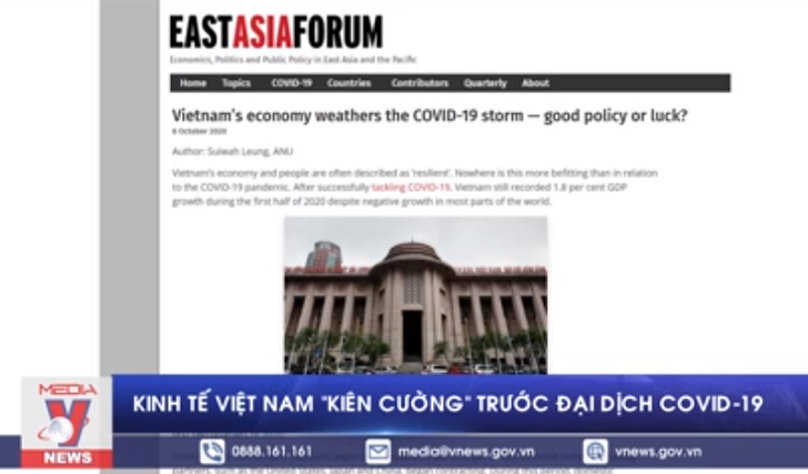 Kinh tế Việt Nam “kiên cường” trước đại dịch COVID-19