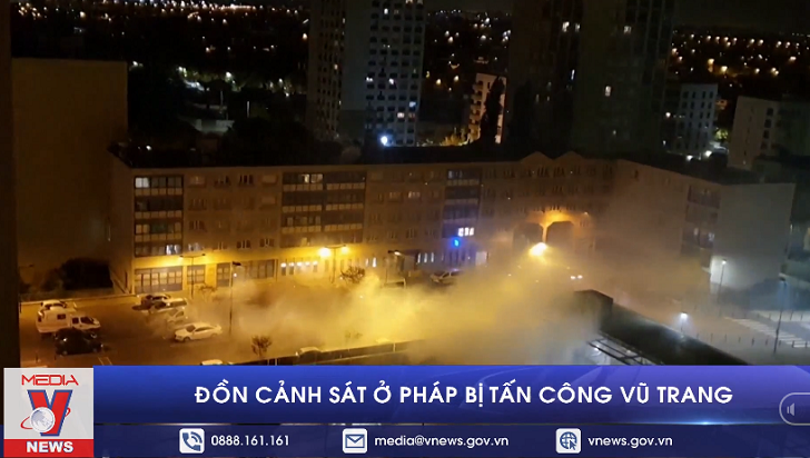 Đồn cảnh sát ở Pháp bị tấn công vũ trang