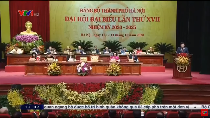 Khai mạc trọng thể Đại hội đại biểu lần thứ XVII Đảng bộ thành phố Hà Nội