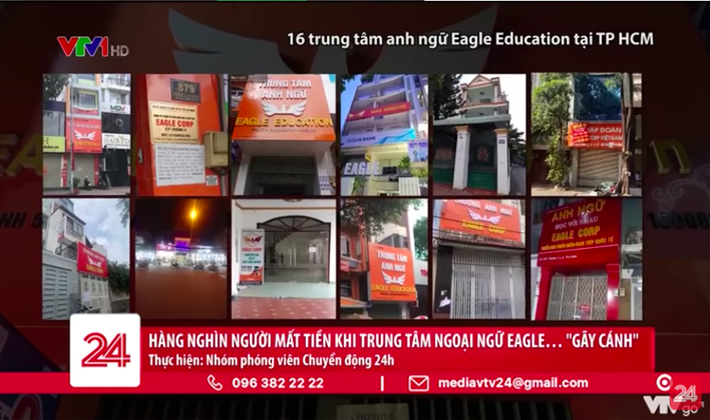 Hàng nghìn người mất tiền khi trung tâm ngoại ngữ Eagle   gãy cánh