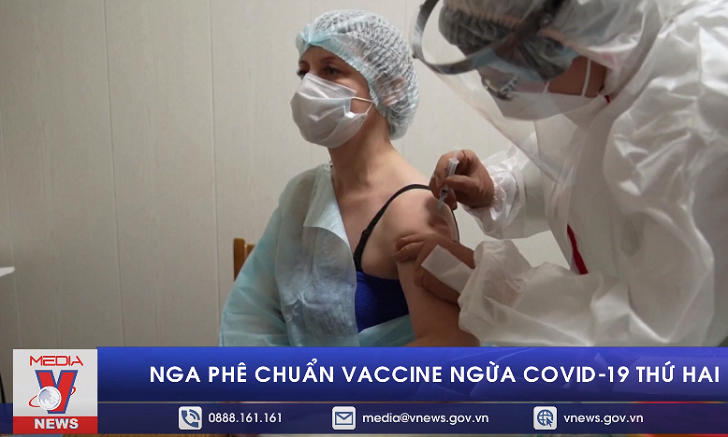 Nga phê chuẩn vaccine ngừa COVID-19 thứ hai