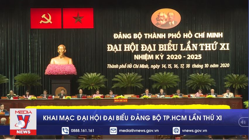 Khai mạc Đại hội Đại biểu Đảng bộ TPHCM lần thứ XI