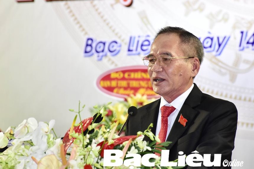 Đồng chí Lữ Văn Hùng tái đắc cử Bí thư Tỉnh ủy Bạc Liêu