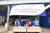 Nhật Bản hỗ trợ 50 máy lọc nước và 250 tấm trải nhựa cho Thừa Thiên – Huế