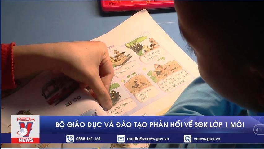 Bộ GD-ĐT phản hồi về SGK lớp 1 mới