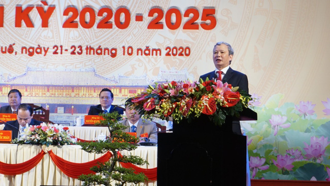 Ông Lê Trường Lưu tái đắc cử Bí thư Tỉnh ủy Thừa Thiên - Huế với số phiếu tuyệt đối