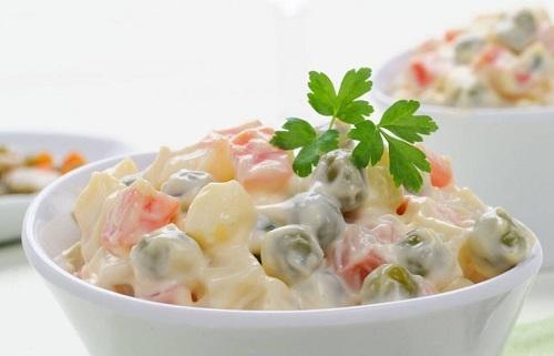 Cách làm salad Nga ngon như nhà hàng