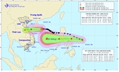 Áp thấp nhiệt đới xuất hiện trên biển Đông, nguy cơ bão chồng bão
